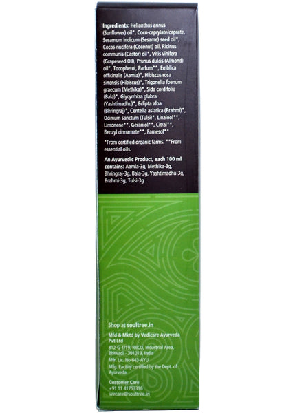 Organic Methika & Bhringraj Hair Oil, Soul Tree (120ml)