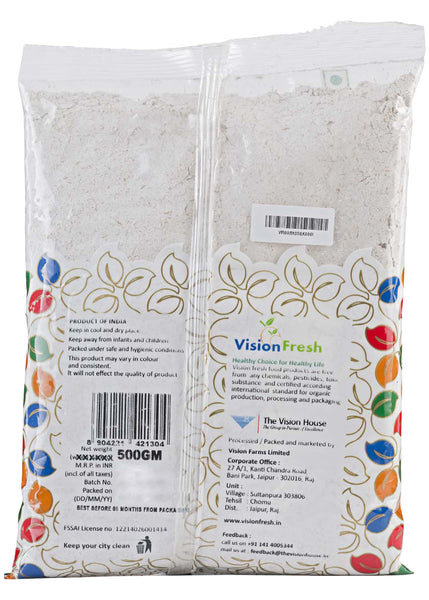 Organic Jau Atta (Barley Flour), Vision Fresh (500gm)