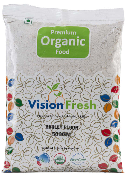Organic Jau Atta (Barley Flour), Vision Fresh (500gm)