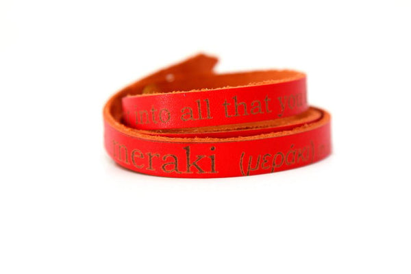 Meraki Wrap Bracelet Orange