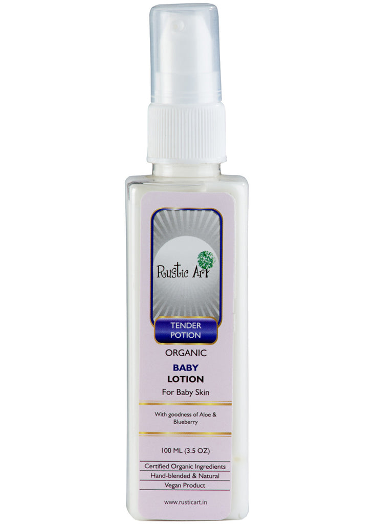 Organic Baby Lotion, Rustic Art (100ml)