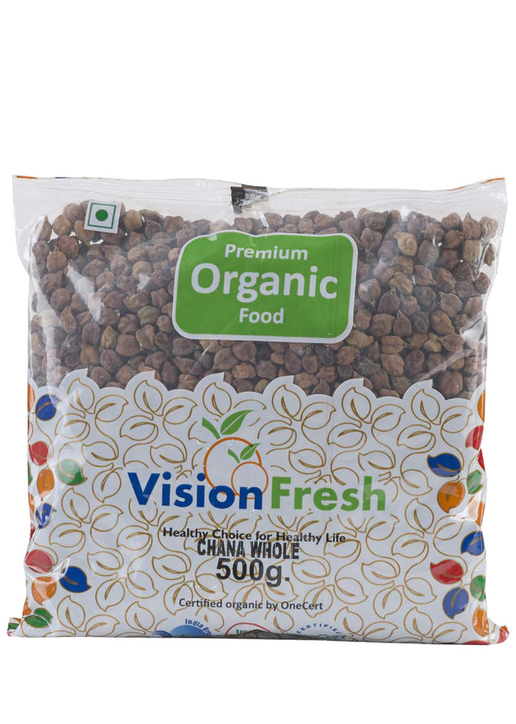 Organic Chana (Bengal Gram), Vision Fresh (500 gm)