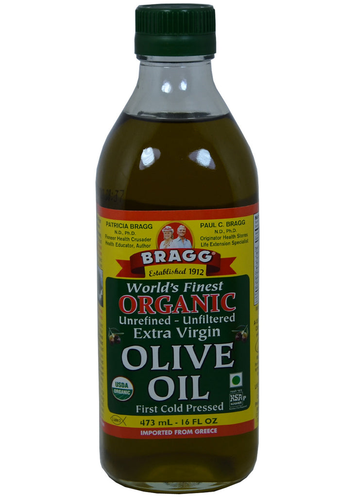 Organic Extra Virgin Olive Oil, Bragg (16 Oz)