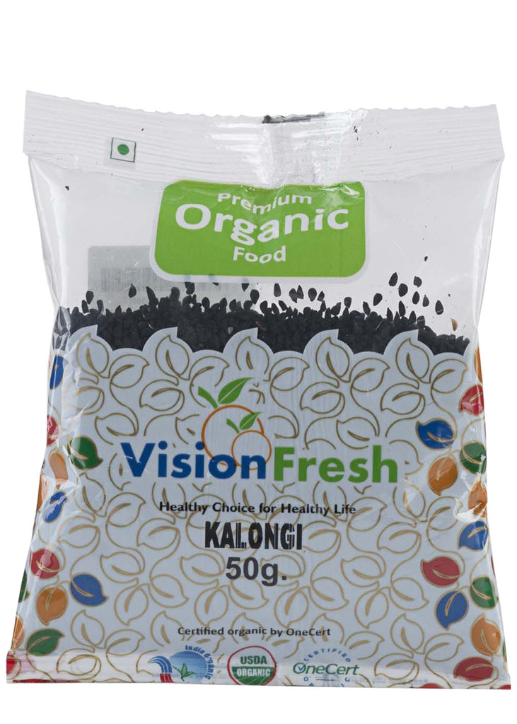 Organic Kalongi (Onion Seeds), Vision Fresh (50gm)