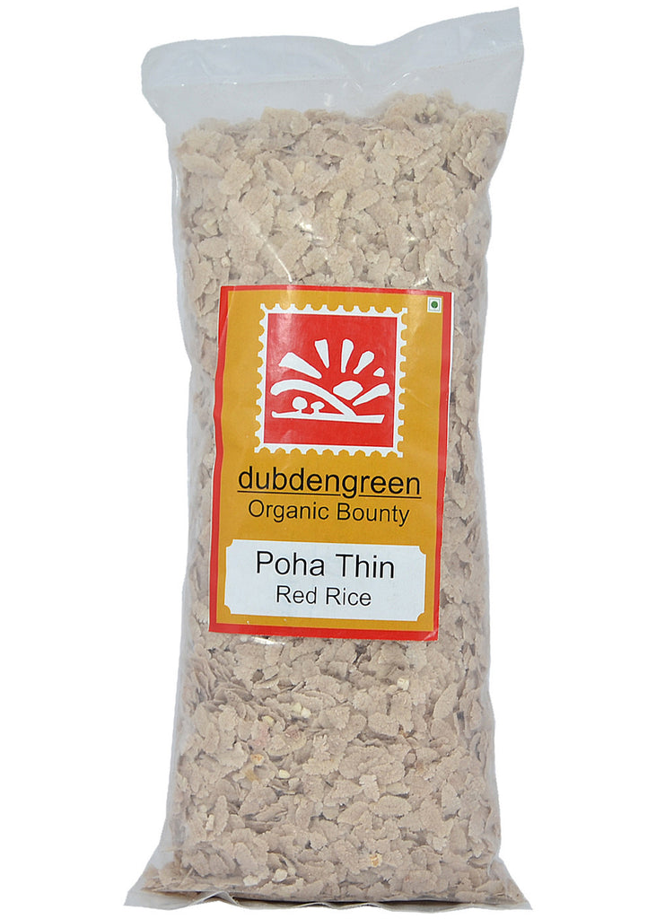 Organic Red Rice Poha, Dubdengreen (250gm)