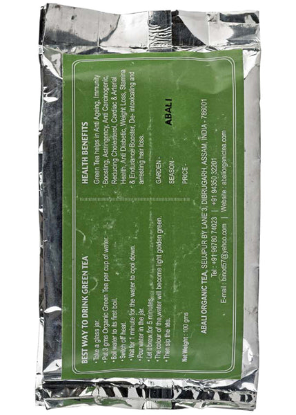 Organic Rose Green Tea, Abali Tea (100gm)