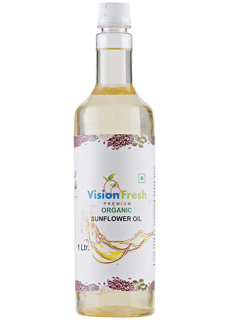 Organic Sunflower Oil, Vision Fresh (1ltr)