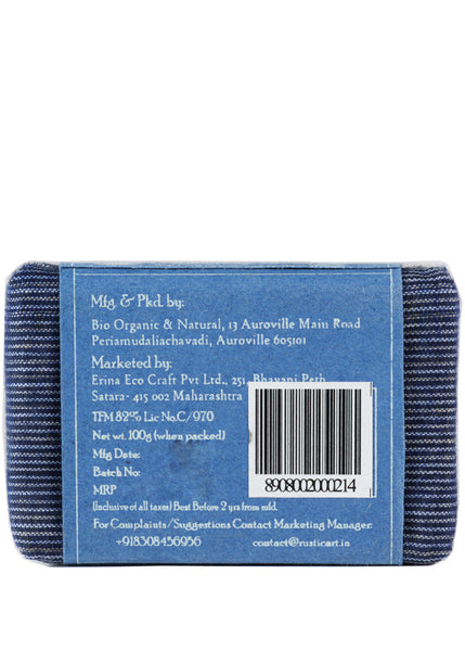 Organic Tea Tree and Rosemary Soap, Rustic Art (100gm)