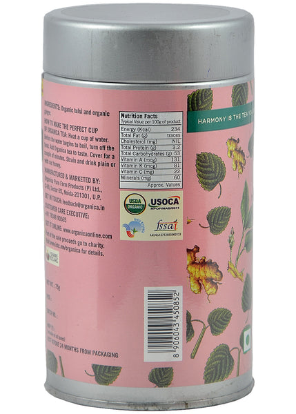 Organic Tulsi Ginger Tea, Organica (75 gm)